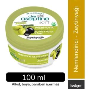 Cire Aseptine Soft Zeytinyağlı Nemlendirici Pürüzsüzleştirici Prebiyotikli Krem 100 ml