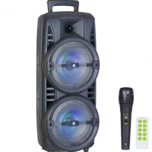 KBroad KTS-1745 Wireless Speaker - Çift 8 İnç RGB Işıklı Bluetooth Hoparlör