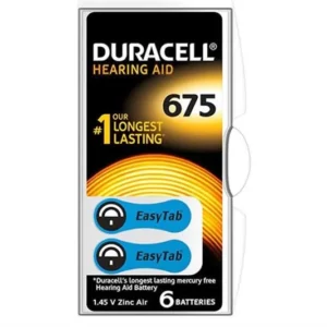 Duracell 675 No Kulaklık Pili (6'lı Paket)