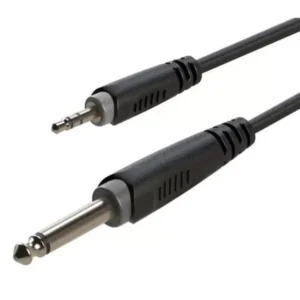 Roxtone Rx K13501 3.5 Mm Stereo Erkek / Mono Gitar Erkek 1 Metre Ara Kablo