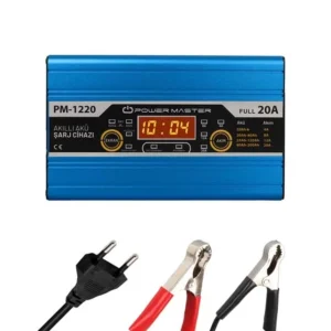 Powermaster Pm-1220 12 Volt Max 20 Amper Akü Şarj Cihazı