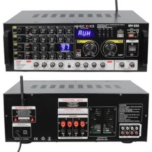 Magicvoice Mv-550 2x100 Watt Usb-sd-bluetooth- Balans Trafosuz Ses Mixer