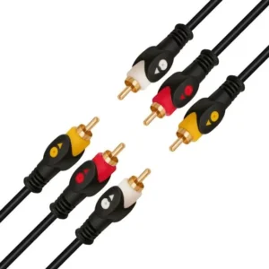 Powermaster 1.5 Metre 3rca-3rca Kablo