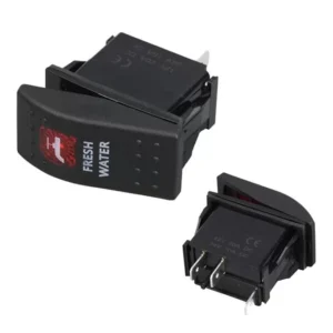 Powermaster ﻿hidrafor Sembollü Işıklı 3 Pinli On-off 12-24v Marin Switch