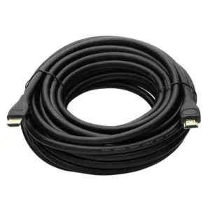 Fully G-507ff Plastik Düz Siyah 30 Metre Gold Poşetli Hdmi Kablo