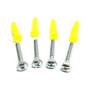 Plastik Dübel + Vida (yıldız + Anahtar Uç) (100 Adet)