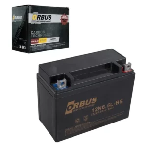 Orbus 12n6.5l-bs 12v 6.5a Motosiklet Aküsü (139 X 66 X 100 Mm) (2.05kg)