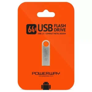 Powerway 64 Gb Metal Usb 2.0 Flash Bellek