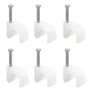 Kroşe 1 Numara Çelik Çivili 4 Mm (kordon Kabloları İçin) 100'lü Poşet Powermaster