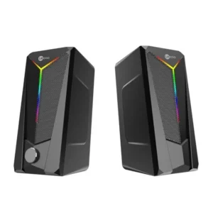 Lenovo Lecoo Ds104 Kablolu Usb + 3.5mm Jack 6w 80db Rgb Işıklı 1+1 Gaming Speaker - Hoparlör