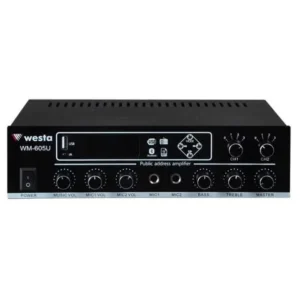 Westa Wm-605u Usb-bluetooth 2 Bölgeli 2 Mikrofon Girişli 100 Watt Trafolu Anfi