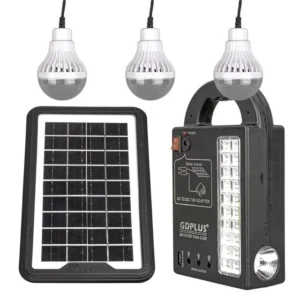 Powermaster Gd-999 Lamba + Powerbank + Işıldak Solar Aydınlatma Seti