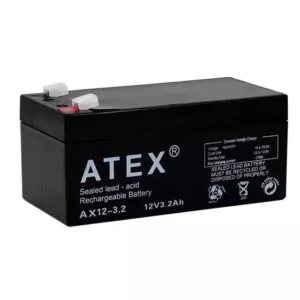 Atex Ax12-3.2 12 Volt - 3.2 Amper Bakımsız Kuru Akü (134x70x60 Mm)