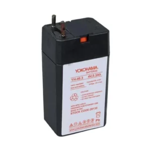 Yokohama Yh-40.3 4 Volt - 0.3 Amper Akü (25.5x19.5x48 Mm)
