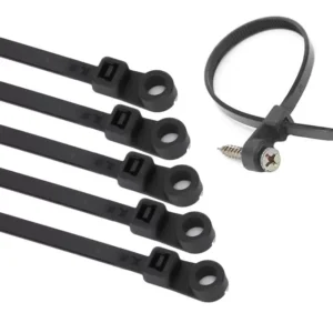 Powermaster Pm-26326 Vida Delikli Kablo Bağı Plastik Kelepçe 100lü Paket Siyah 2.5x100mm