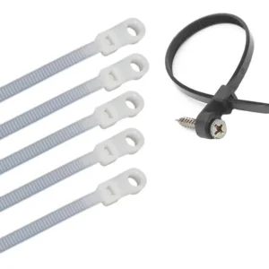 Powermaster Pm-26330 Vida Delikli Kablo Bağı Plastik Kelepçe 100lü Paket Beyaz 3.6x150mm