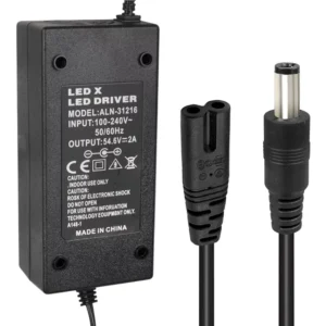 Powermaster Li-ion Lityum Piller İçin 54.6 Voltaj 2 Amper Elektrikli Bisiklet Şarj Cihazı