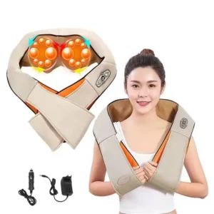 Powermaster Om-34 Bel Boyun Sırt Omuz Tüm Vücut Yastık Tip Masaj Aleti Boyundan Asmalı Ovmalı