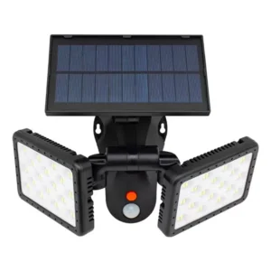 Powermaster Sensörlü 144 Smd Ledli Solar Aydınlatmalı Duvar Lambası W770a