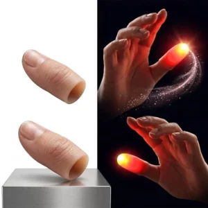 Sunup Sn-24882 Profesyonel Kirmizi Led Işikli Sihirbazlik Baş Parmaği Seti