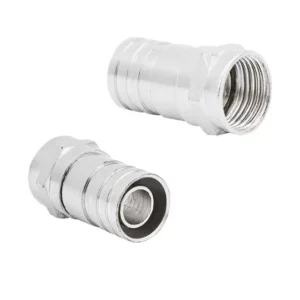 F Konnektör Sıkmalı Rg6 Kısa Tip