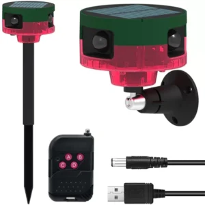 Powermaster Pm-26946 Dc 5v Solar Sesli Hayvan Kovucu Alarm Cihazı