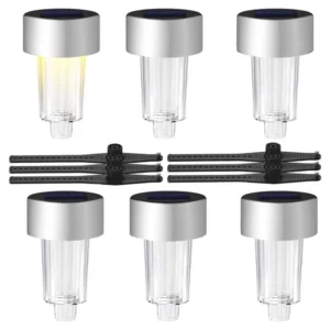 Powermaster Pm-26961 Metal Gövdeli Dc 5v Gün Işığı Solar Balkon-havuz-bahçe Lambası (6'lı Paket)