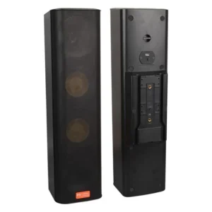 Magicvoice Mv-28 2x13 Cm 40 Watt Komütatörlü Hat Trafolu Siyah Dikey Sütun Hoparlör (tekli Paket)