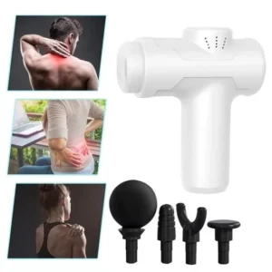 Powermaster Mını-8211 Şarjlı Sporcu Koşucu Darbeli Titreşimli Masaj Aleti 6 Kademeli 2000mah