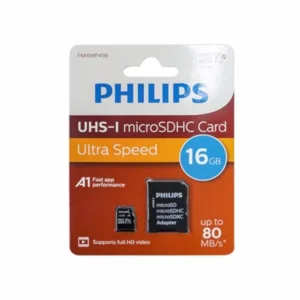 Philips Fm16mp45b/00 16gb Class10 Uhs-ı U1 Tf Adaptörlü Micro Sdhc Hafıza Kartı