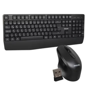 Philips Spt6348b Usb Kablosuz Ofis Tipi Siyah Numpadli Türkçe Q Klavye Mouse Seti