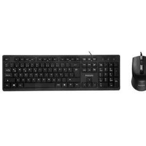 Philips Spt6234b Usb 1.2 Metre Kablolu Ofis Tipi Siyah Numpadli Türkçe Q Klavye Mouse Seti