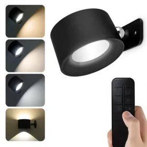 Ledx Al-sk-bd80a Çift Yönlü Kumandalı Duvar Aplik Çalışma Lambası 3000k-4000k-6500k