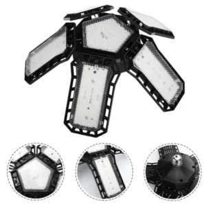 Ledx Ayarlanabilir Açılı 5 Kanatlı 148 Smd Ledli Galaxy Projektör Işığı 60w 6600 Lumen E27 32cm Çap