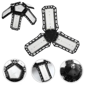 Ledx Ayarlanabilir Açılı 3 Kanatlı 72 Smd Ledli Galaxy Projektör Işığı 40w 4400 Lumen E27 32cm