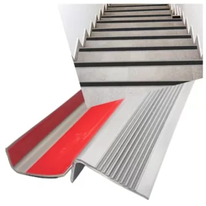 Sunup Sn-29152 Kendinden Yapışkanlı Kaymaz Kauçuk Merdiven Basamak Şeridi 5x2.5x100cm Gri