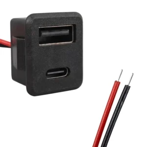 Ic-266t-4 Pano Tip Kare Type-c + Usb Şarj Soketi Bağlantı Modülü