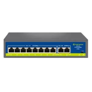 Novacom Nvc-hıf0820gbl-c 8+2 Port Gigabit Uplink Poe Switch (250m Extend Modlu)