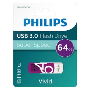 Philips Vivid Fm64fd00b/00 64gb Usb 3.0 Flash Bellek