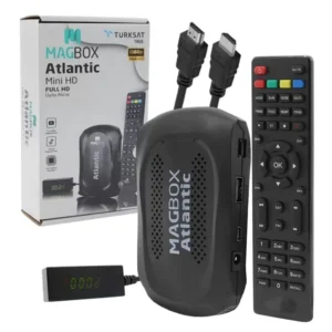 Magbox Atlantic Display Gözlü Tkgs'li 1080p Full Hd Mini Uydu Alıcısı