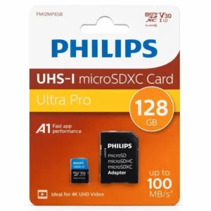 Philips Fm12mp65b/00 128gb Class10 Uhs-ı U3 Adaptörlü Micro Sdxc Kart