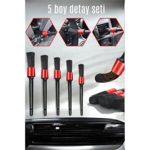 Turk 5 Boy Araç Detay Temizlik Fırça Seti Slalom Design