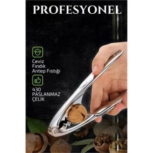 Turk Fındık Ceviz Kırıcı 304 Paslanmaz Çelik Mink Design