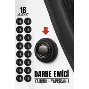 Turk Kapı Bagaj Kaput Ses Darbe Emici Kauçuk Conta 16 ADET