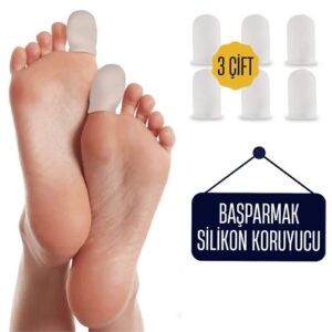 Turk 6 ADET Baş Parmak İçin Silikon Koruyucu