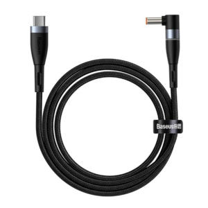Baseus Zinc Manyetik Type-C to DC Round (55x25mm) Lenovo Laptop Şarj Kablosu 100W 2m-(5775)