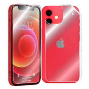 İPhone 12 Mini 5.4 Film Ön Arka Full Koruyucu Membran Nano Hidrojel Koruyucu Set-(5775)