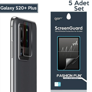 GOR Samsung Galaxy S20+Plus Kamera Lens Koruyucu 5 Adet-(5775)