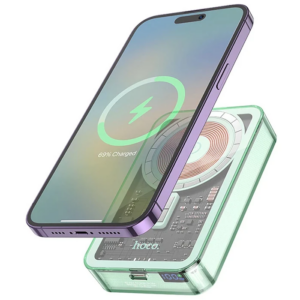HOCO Q14A Ice Crystal 10000mAh PD20W Magsafe Uyumlu Manyetik Hızlı Şarj Powerbank-(5775)