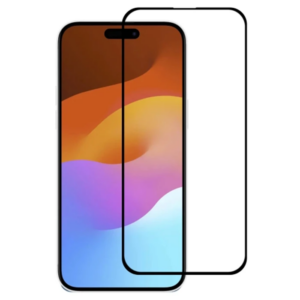 Ally iPhone 15 Full Glue Tempered Kırılmaz Cam Ekran Koruyucu-(5775)